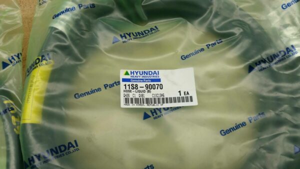 Hyundai 11S8-90070 Hose Liquid (B) Skid Steer HSL860-7A Heavy Duty Parts Australia