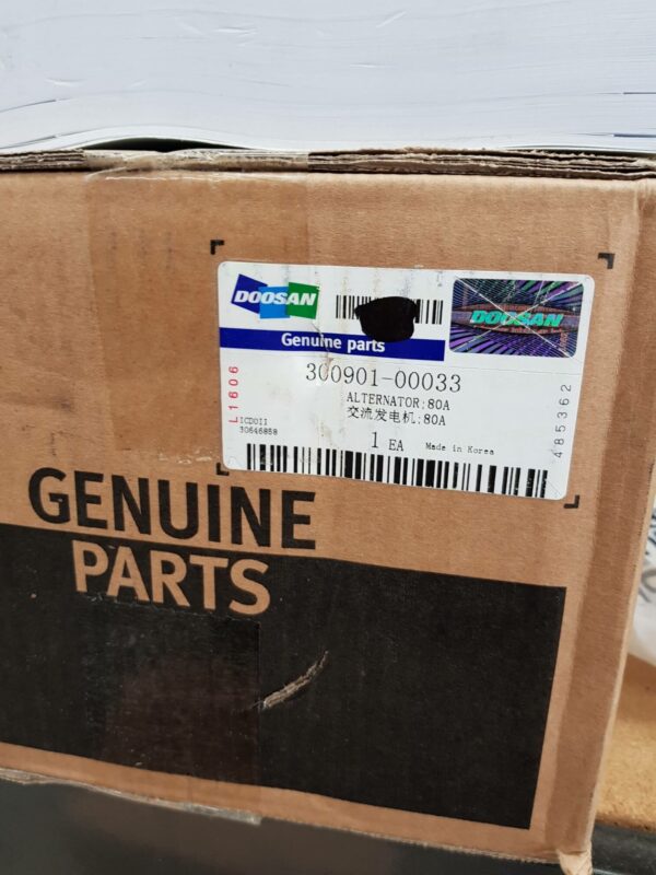 Doosan Alternator 300901-00033-Excavator-Heavy-Duty-Parts-Australia-Perth