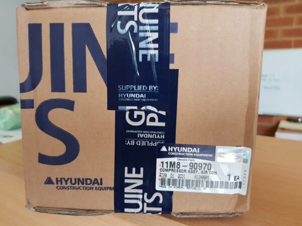 Hyundai 11M8-90970 Compressor Assy R55-7A Excavator Heavy-Duty-Parts-Australia-Perth