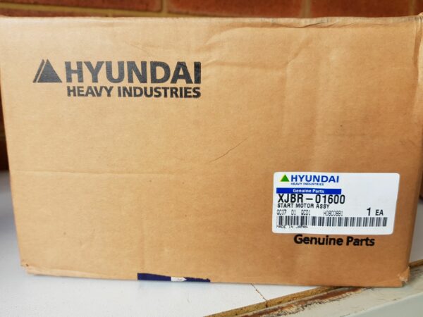 Hyundai XJBR-01600 Starter Motor Assy HSL650-7A Skid Steer Heavy-Duty-Parts-Australia-Perth