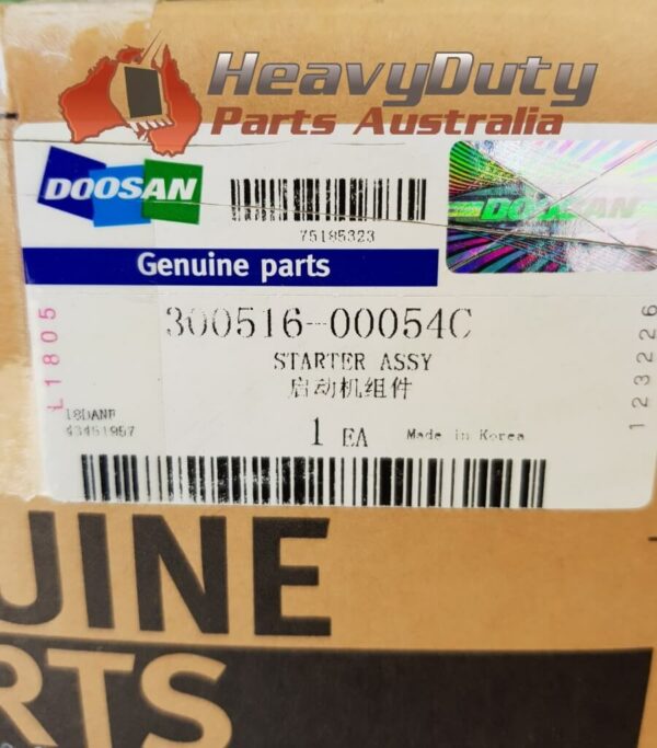 Doosan 300516-00054C Starter Assy