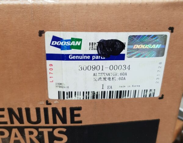 Doosan Alternator 300901-00034