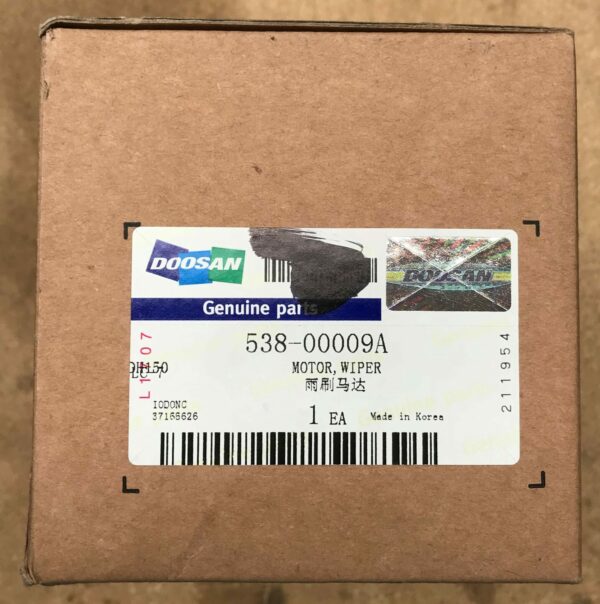 Doosan Wiper Motor - 538-00009A