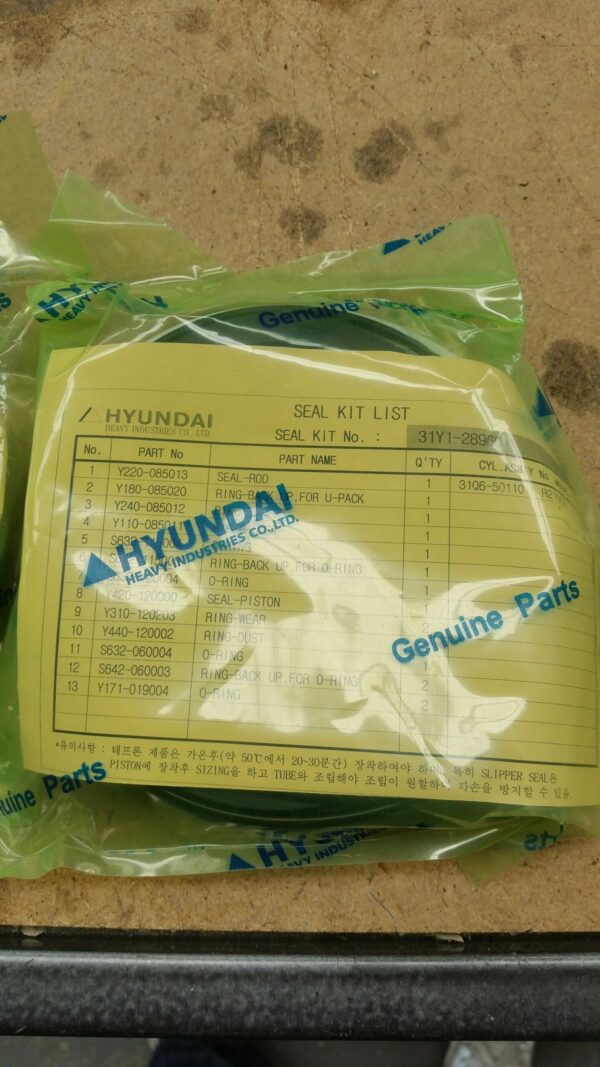 Hyundai Seal Kit - 31Y2-28960