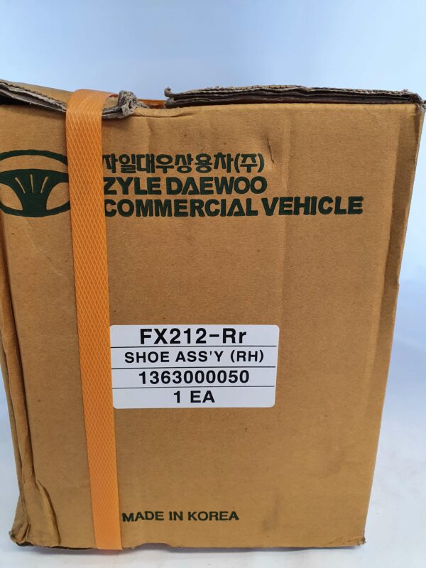 Daewoo Bus Shoe Assy (RH) 1363000050 | Heavy Duty Parts